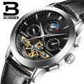 Binger 1188 Men Self-wind Waterproof Full Steel Automatic Mechanical Watches Genuine Luxury Male Fashion Watch Relogio Masculino